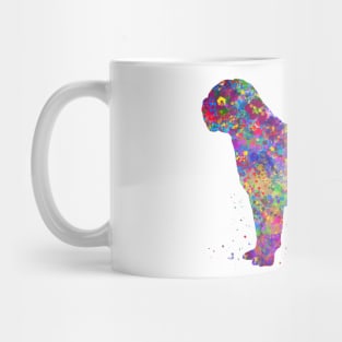 Dogue de bordeaux dog watercolor Mug